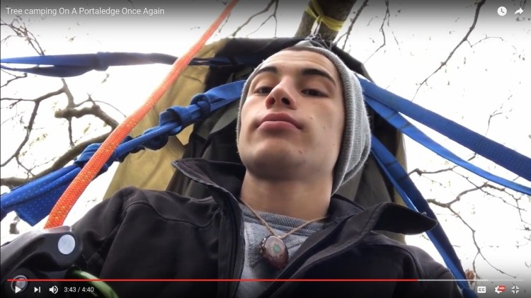 6a Joshua Tree97 tree camping on a portaledge once again